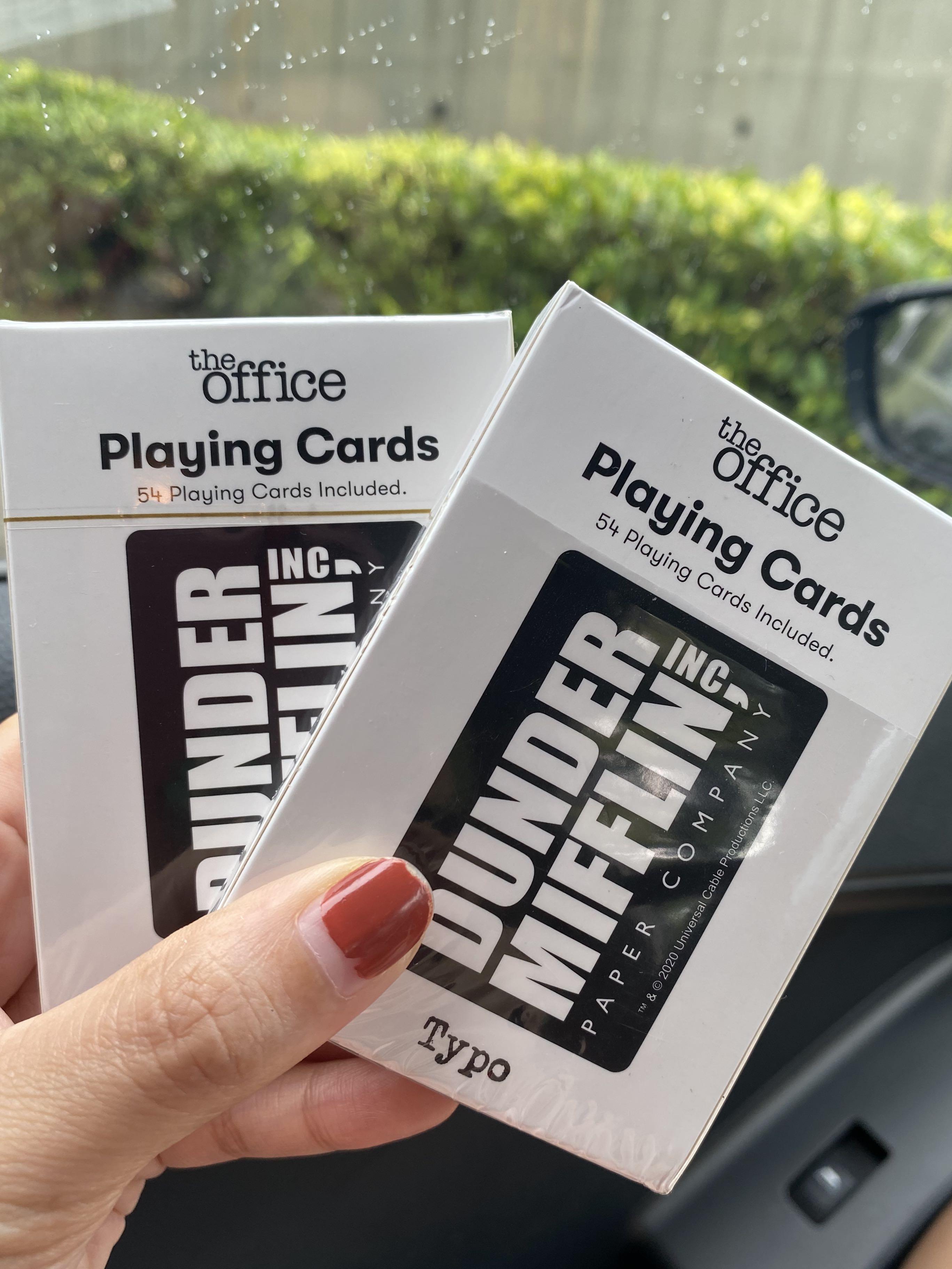 The Office Dunder Mifflin Playing Cards, Hobbies & Toys, Toys