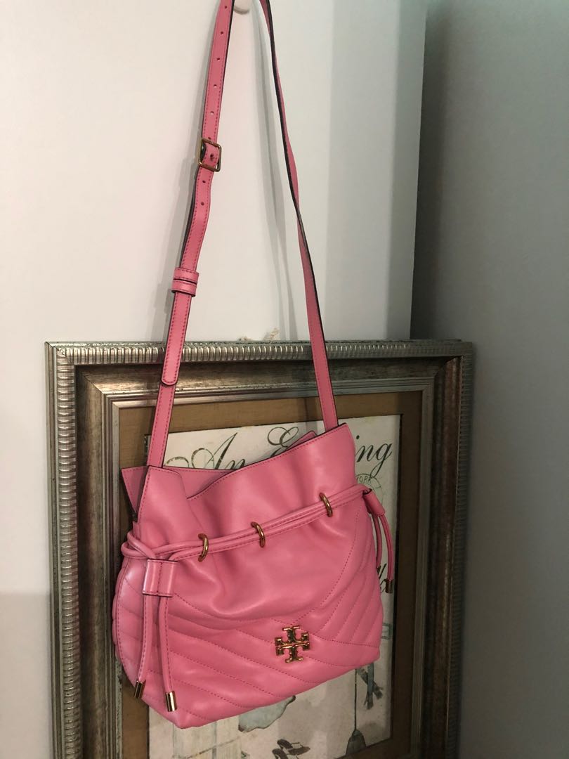 Tory burch kira store chevron drawstring backpack