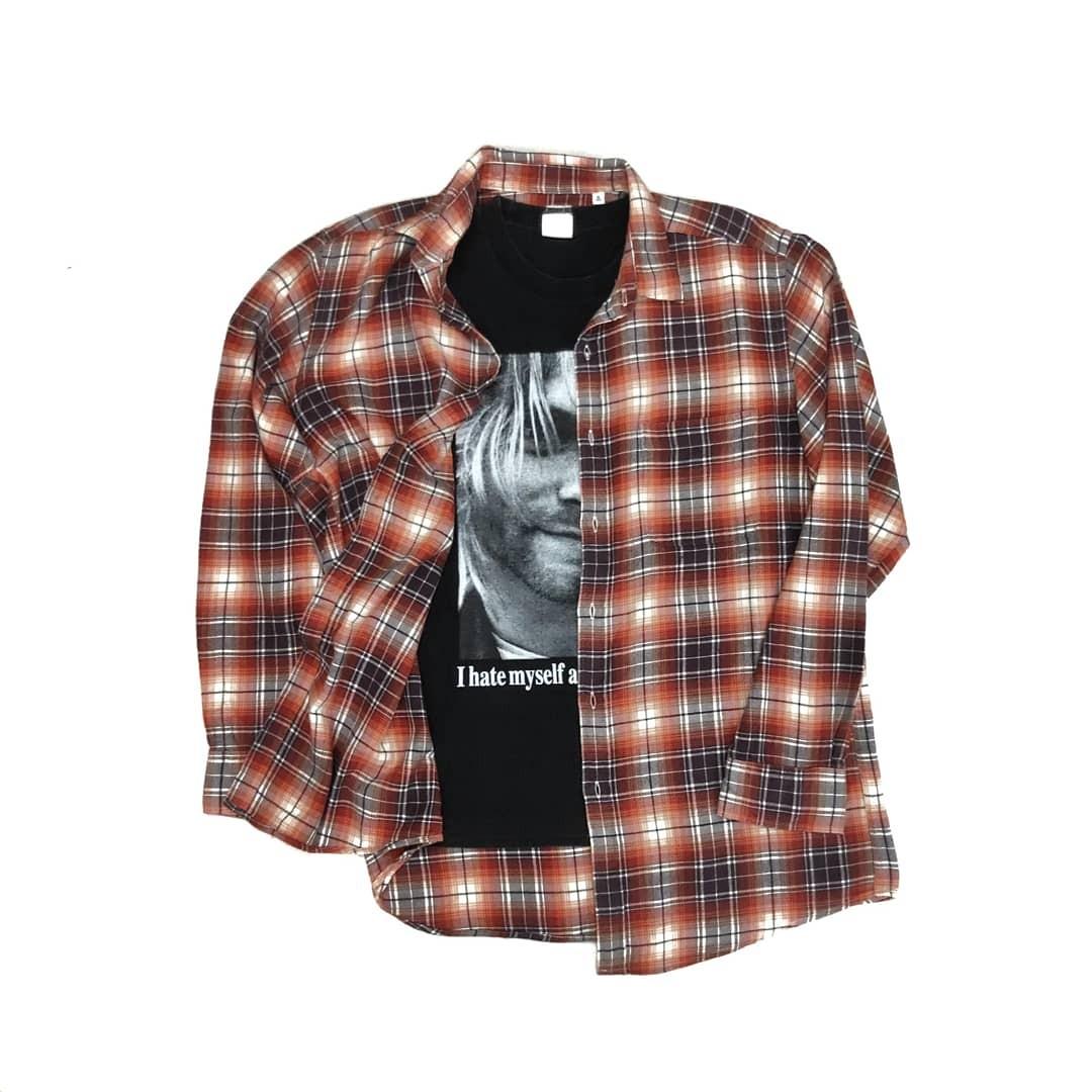 Uniqlo Brand Flannel Design Like Travis Scott Lil Uzi Men S Fashion Clothes Tops On Carousell