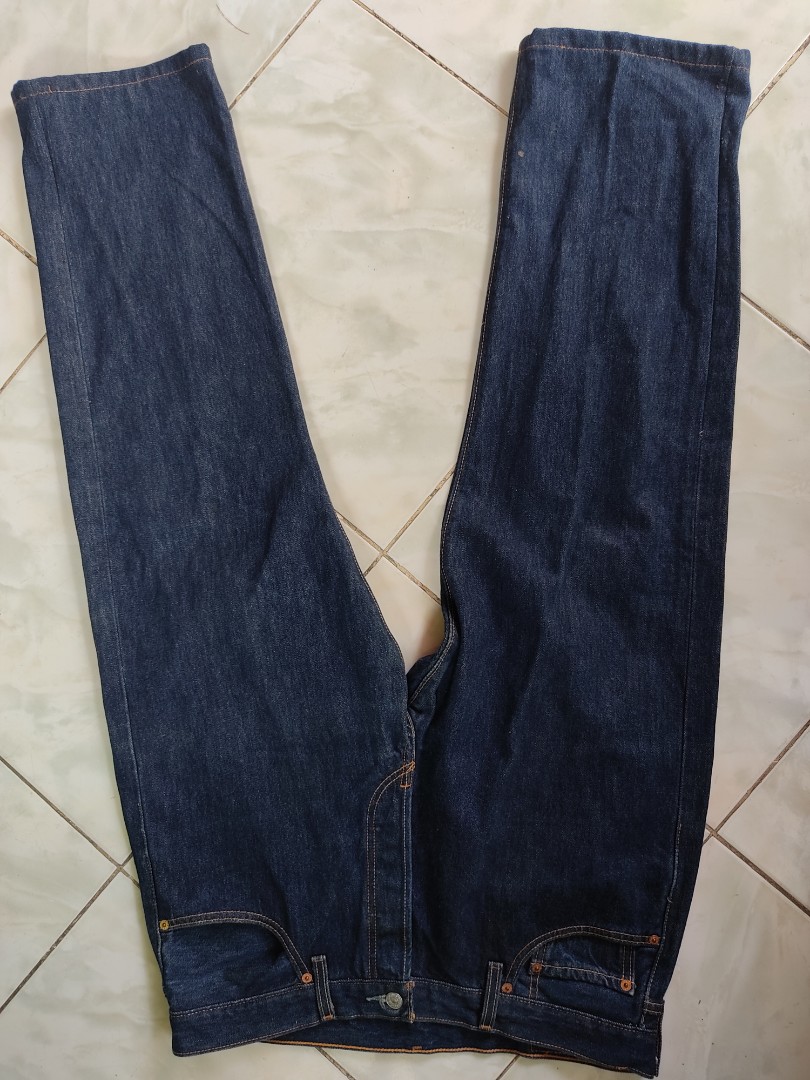 black jeans with side stripe mens