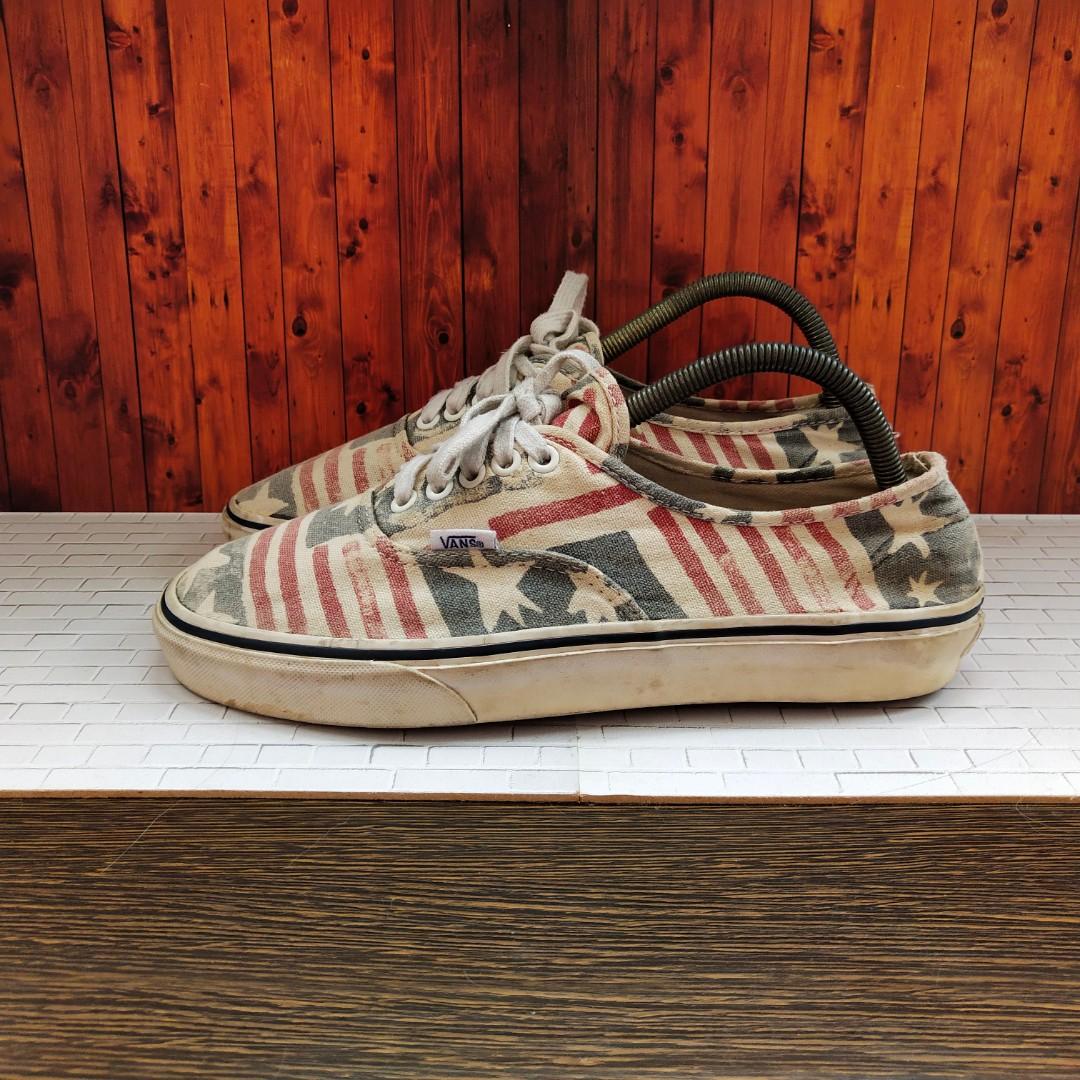vans american flag shoes