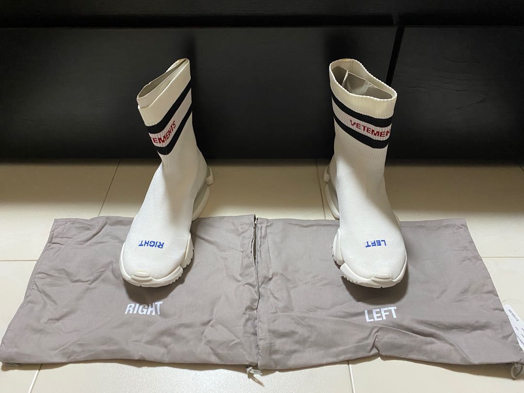VETEMENTS SOCK SNEAKERS Men s Fashion Footwear Sneakers on