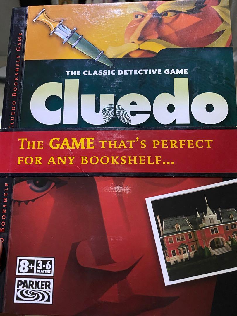 Vintage bookshelf Cluedo Board Game, Hobbies & Toys, Toys & Games on