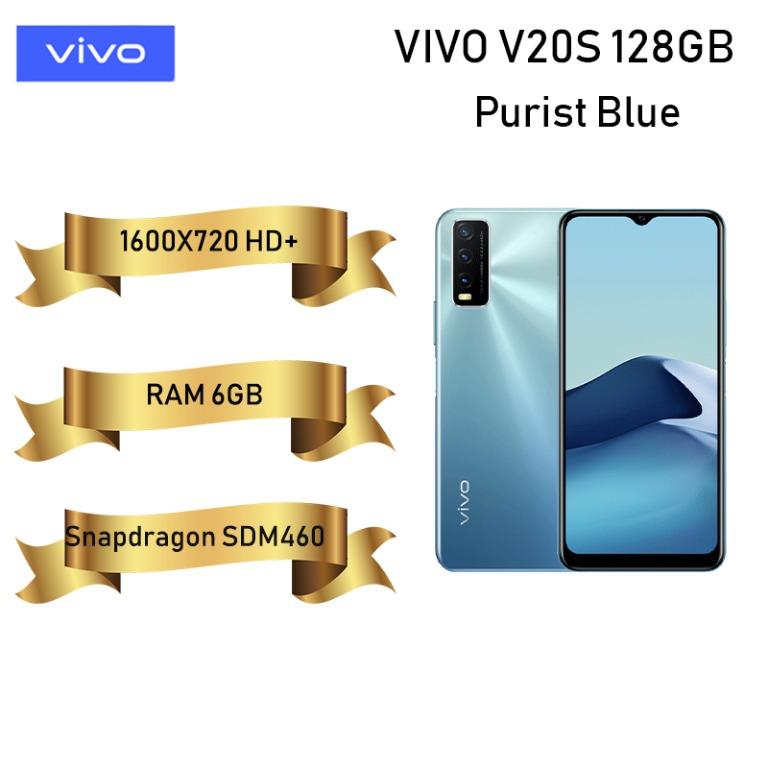Vivo Y20s 128gb Purist Blue Mobile Phones Tablets Android Phones Others On Carousell