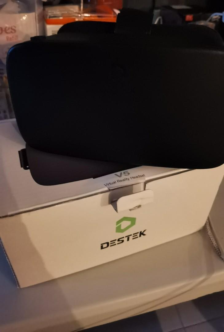 2 for 10 destek v5 vr headset 110 fov eye protected hd virtual reality headset