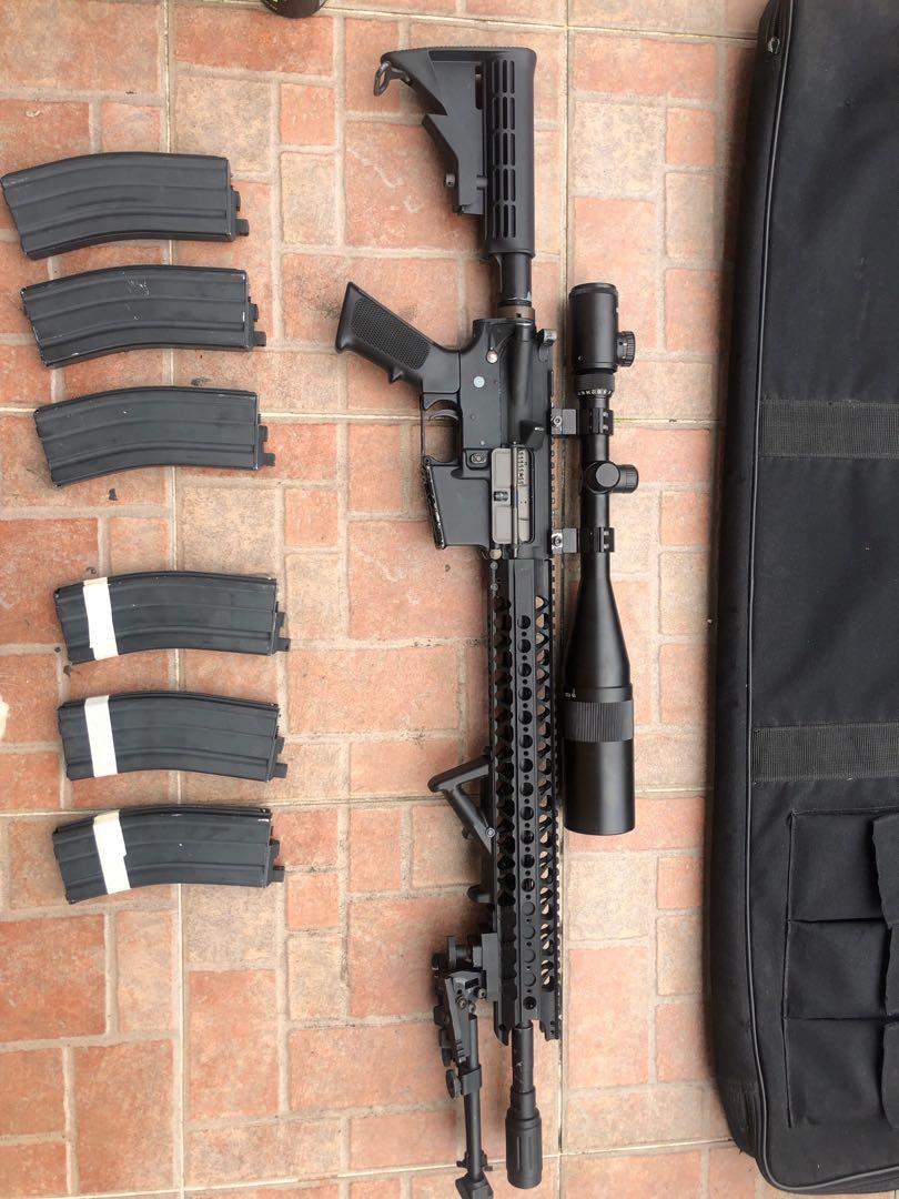 WE m4 dmr gbb airsoft on Carousell