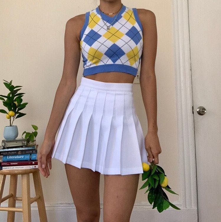 Y2k shop tennis skirt