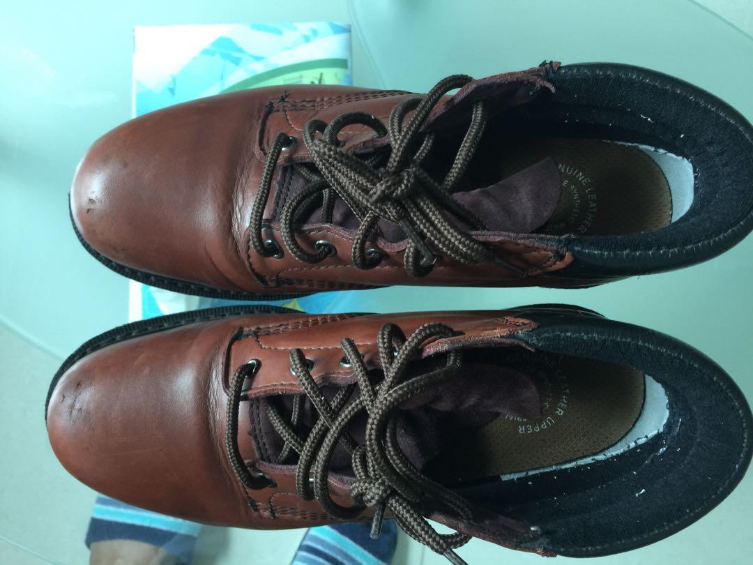 WORX LEATHER SAFETY SHOE, Men's Fashion, Footwear, Boots on Carousell