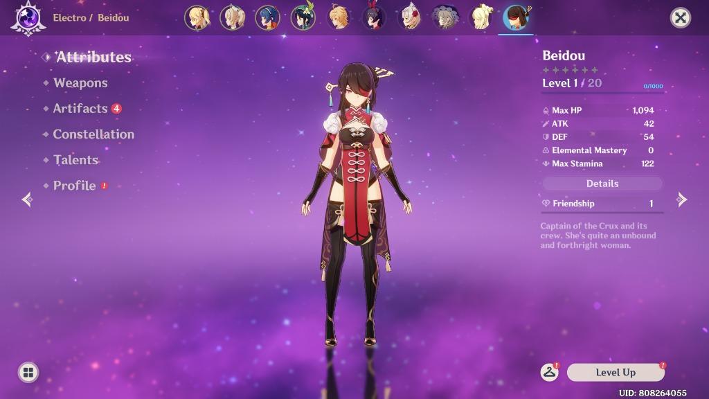 24 Genshin Impact Rare 5 Star Venti With Many 4 Star Characters Video Gaming Video Games On Carousell