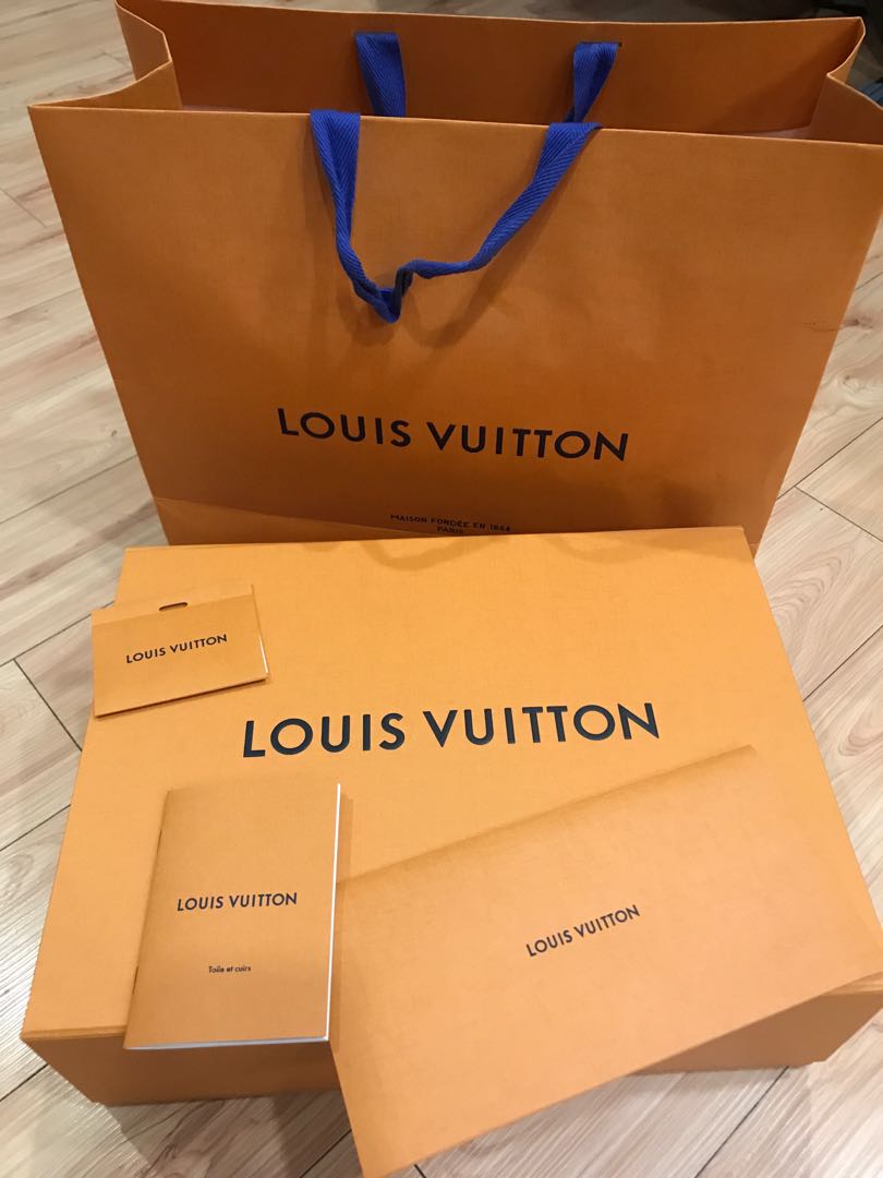 Authentic Louis Vuitton EMPTY Bag, Box, Pouch, Ribbon, Folio for Reuse