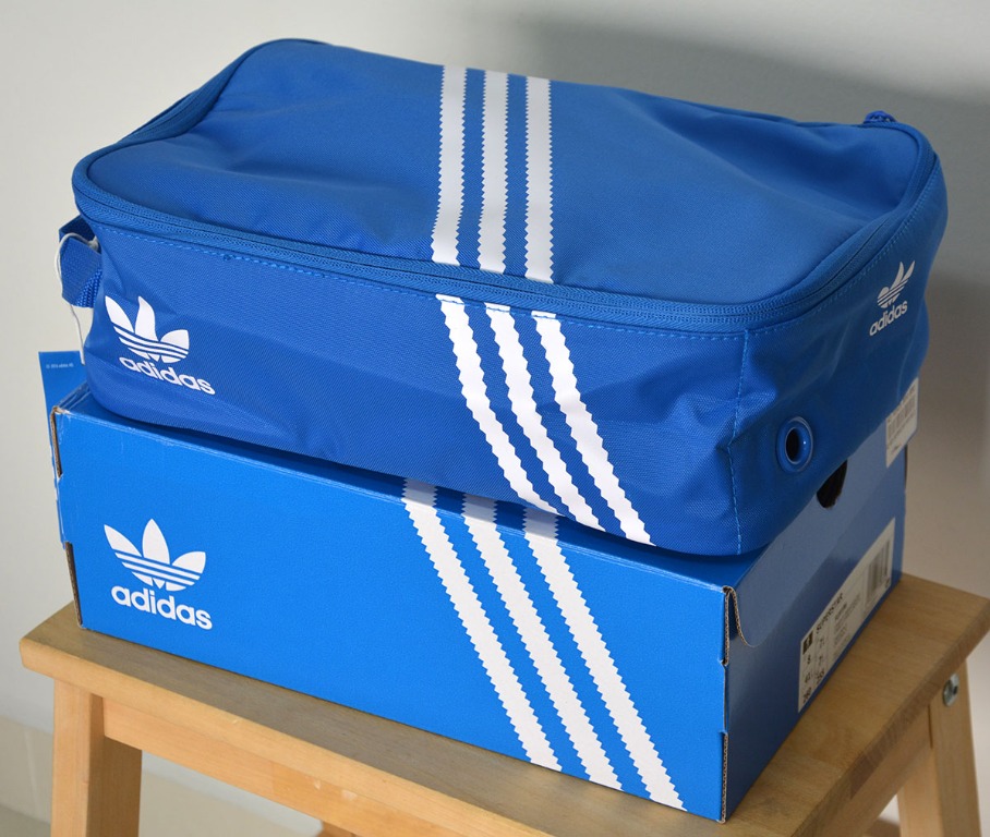 Adidas Blue Box Style Sneaker Shoe Bag