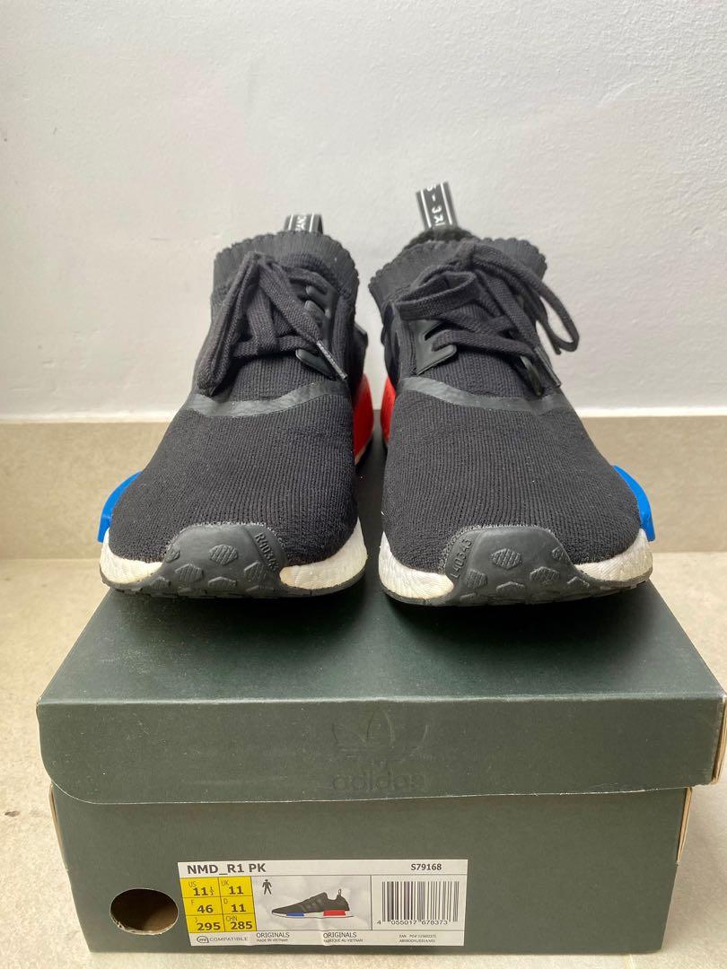 Adidas NMD R1 OG Core Black Lush Red 2017 Men s Fashion