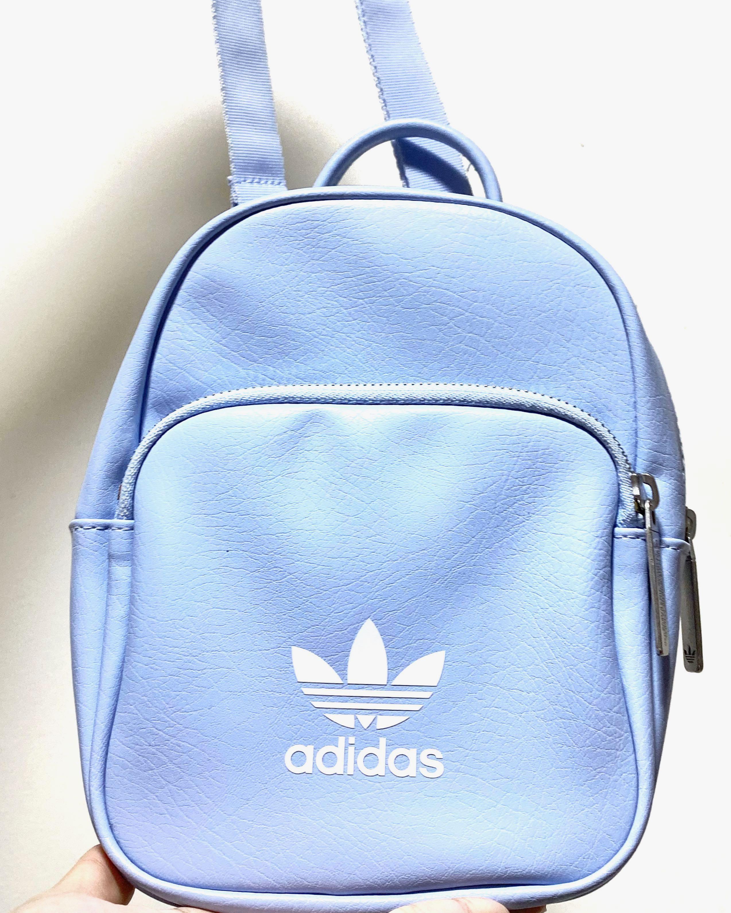 adidas backpack light blue