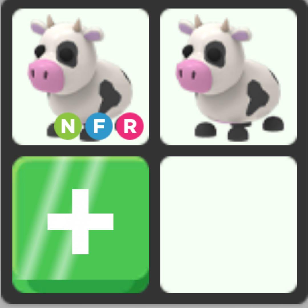 Adopt Me Neon Cow Toys Games Video Gaming In Game Products On Carousell - cow friend roblox