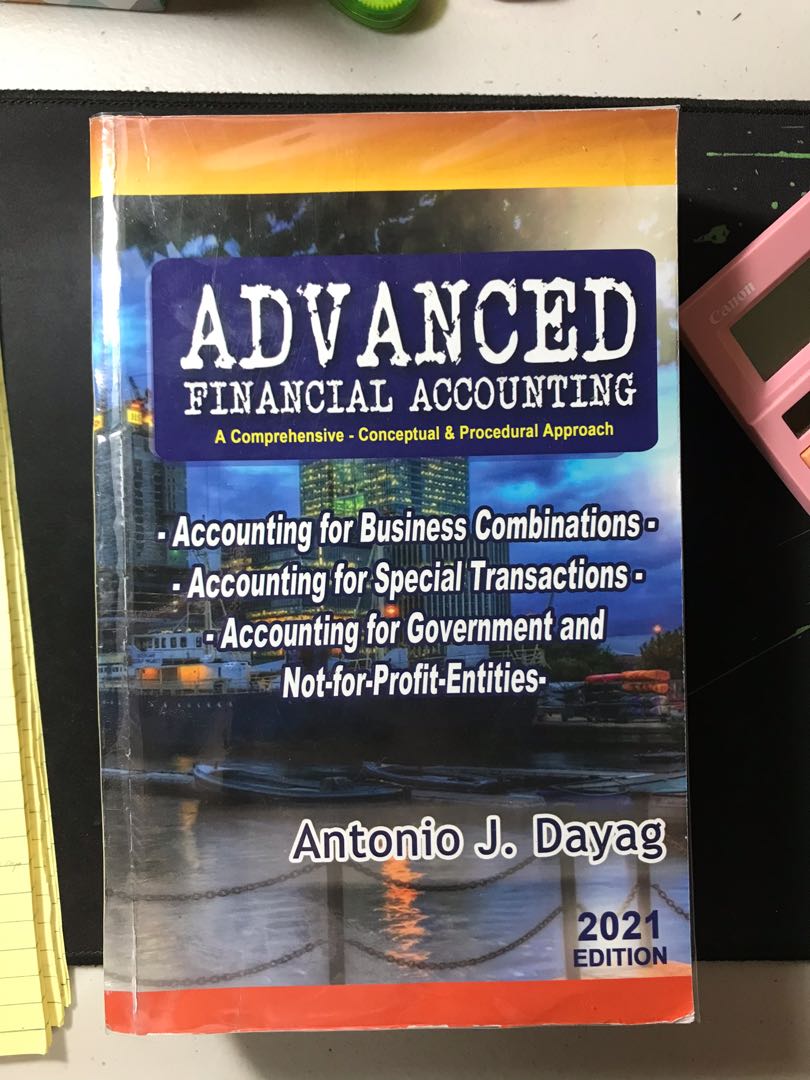 Advanced Financial Accounting 2021 Edition by Dayag, Hobbies & Toys