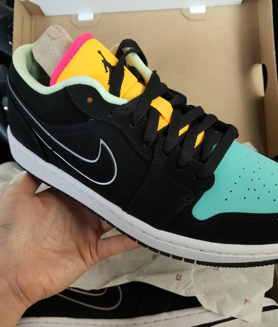 AIR JORDAN 1 LOW SE 'AURORA GREEN, Men's Fashion, Footwear, Sneakers on  Carousell