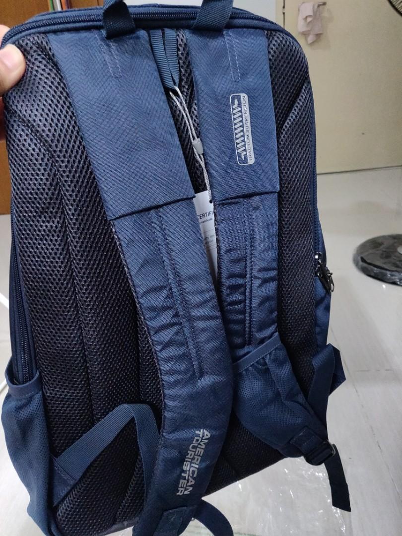 New American Tourister Laptop Bag with Raincover Super Deal