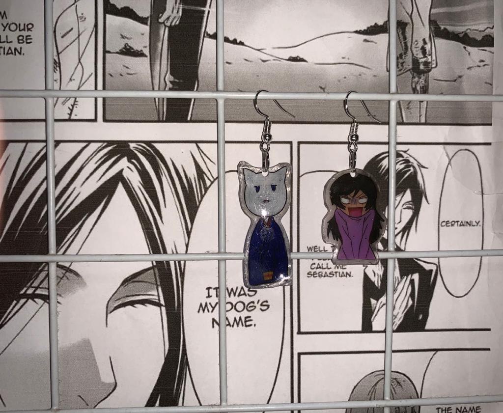 Anime Resin Dangling Earrings Ouran Highschool Host Club Tamaki Haruhi Assassination Classroom Karma Nagisa Kamisama Kiss Tomoe Nanami Kimi No Na Wa Your Name Taki Mitsuha Entertainment J Pop On Carousell