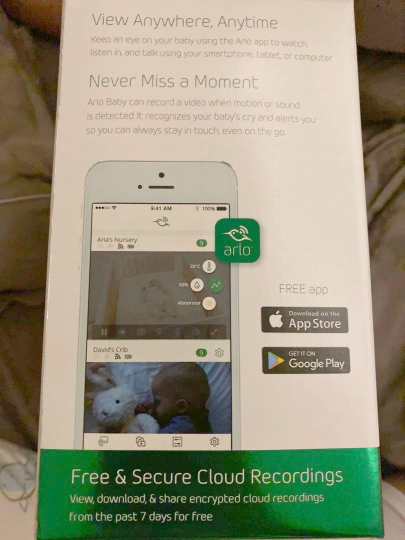 Arlo baby cheap monitor breathing