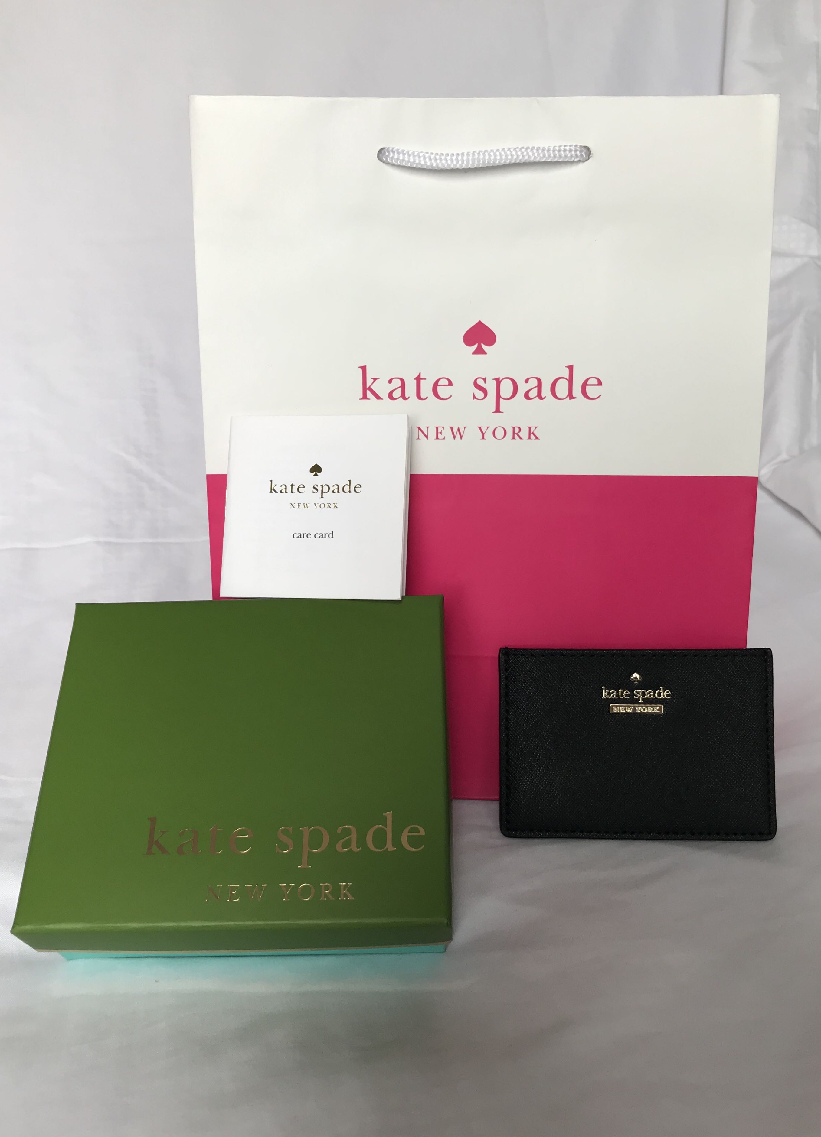 kate spade care card authentic