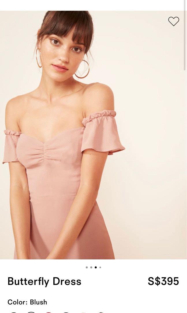 Reformation butterfly dress sale