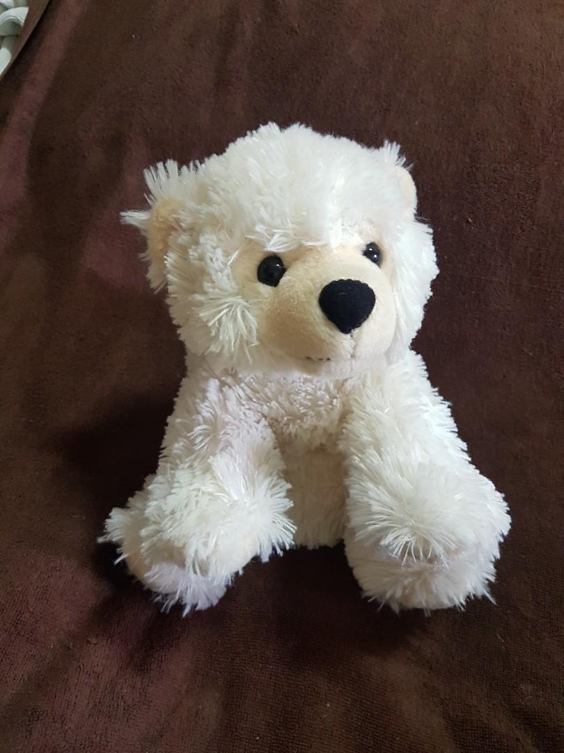 seaworld polar bear stuffed animal