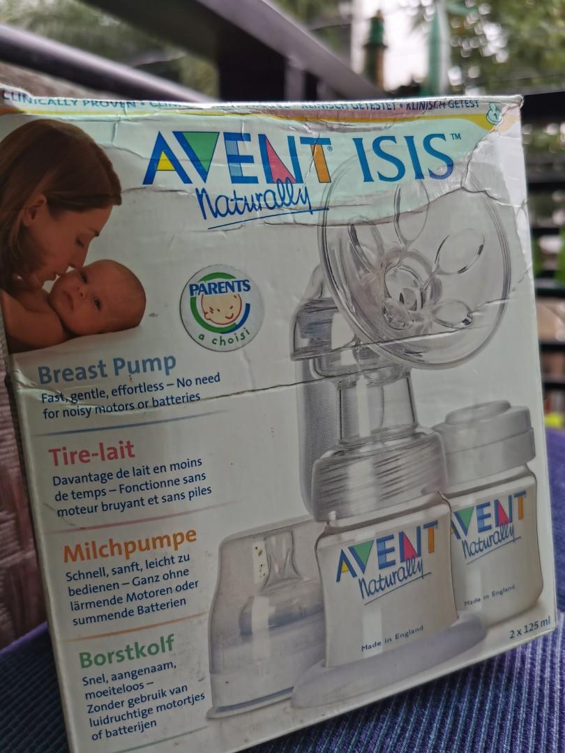 Avent isis manual breast hot sale pump