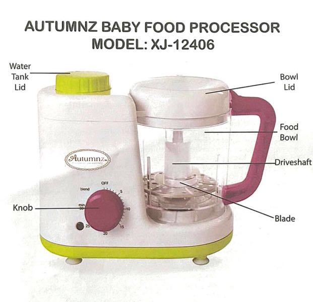 autumnz baby food processor