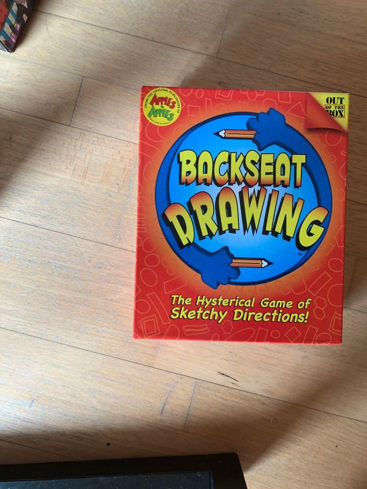 Backseat drawing, Toys & Games, Board Games & Cards on Carousell