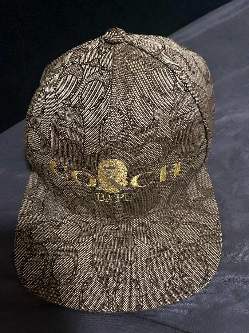 Bape x coach cap, Men's Fashion 