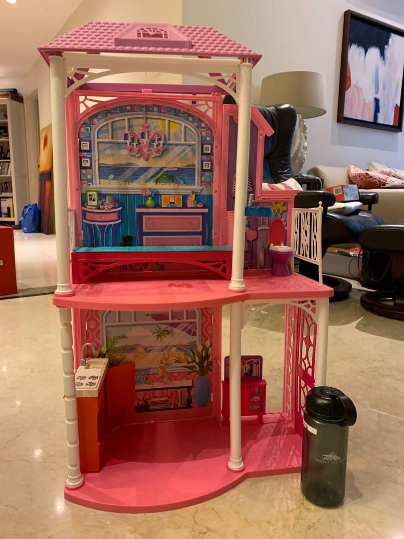 Barbie 2 storey toy house, Toys & Games, Others on Carousell