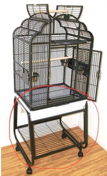 Bird cage stand with wheels deals