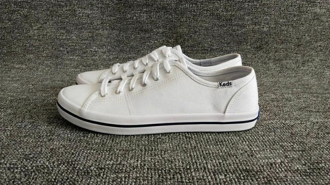 BN Keds white canvas sneakers flat 
