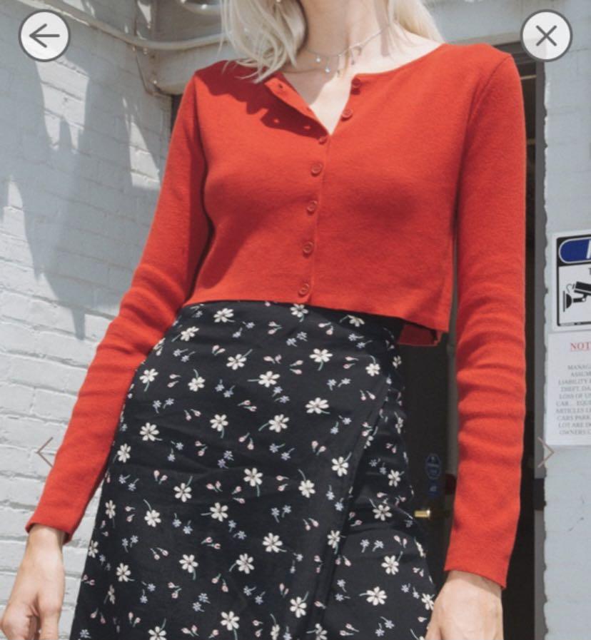 Brandy Melville Red Bella Top, Women's Fashion, Tops, Other Tops on  Carousell