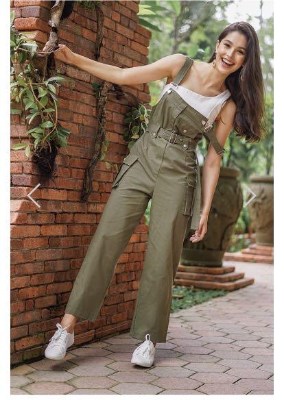 Brooklyn Cargo Dungaree, Women's Fashion, Dresses & Sets, Jumpsuits on  Carousell