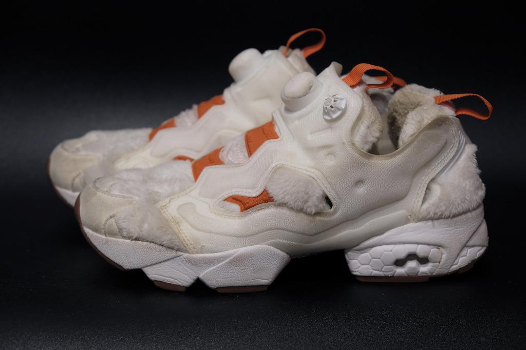 BT21 Reebok Pump RJ size 36 bought in Seoul for around 4 million rupiah Fesyen Wanita Sepatu di Carousell
