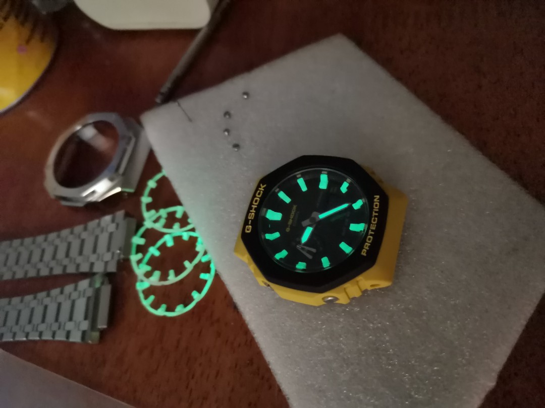 Casio glow in online the dark