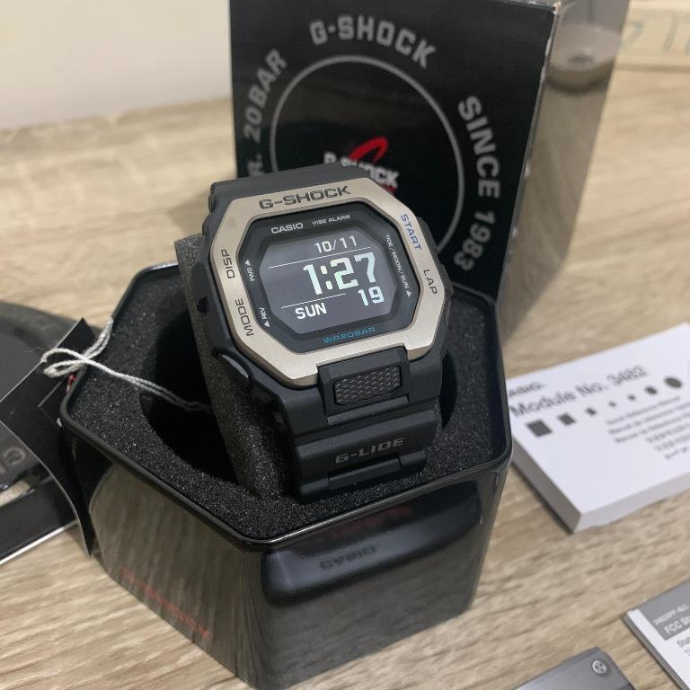 Casio G-Shock GBX-100-1 G-lide GBX 100, Fesyen Pria, Jam Tangan di Carousell