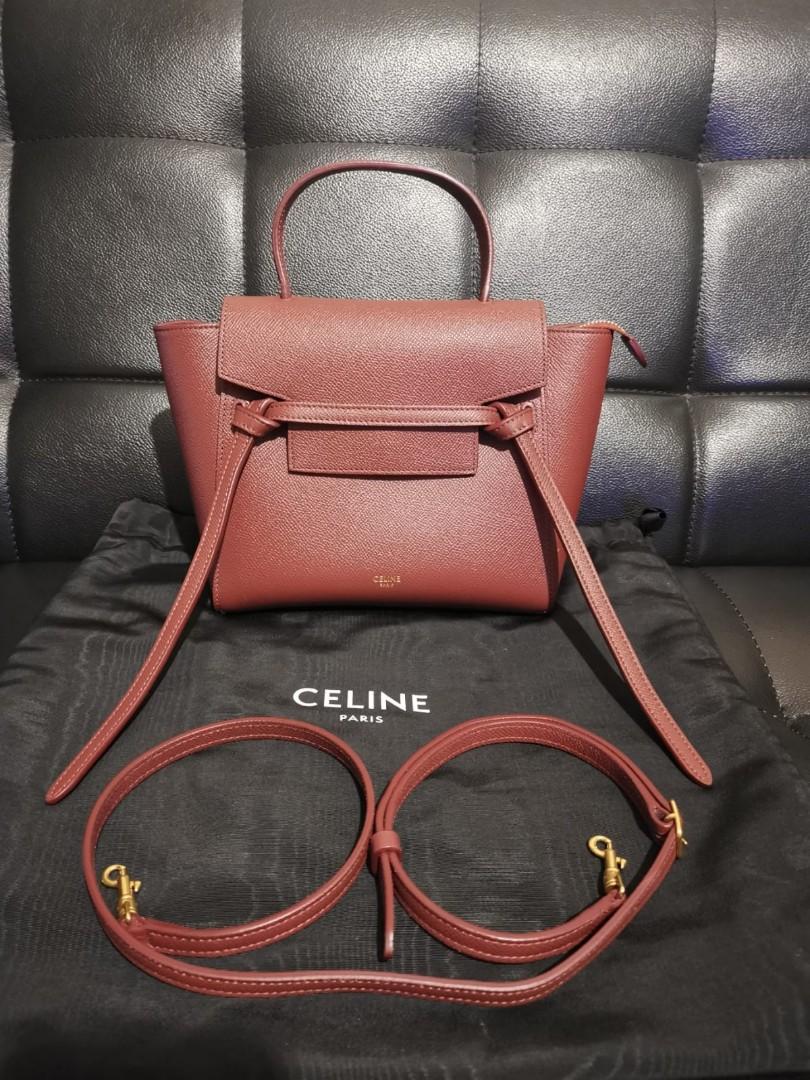 MID YEAR SALE] Celine nano belt bag in nude pink, Luxury, Bags & Wallets on  Carousell