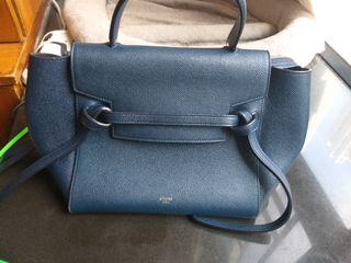 Celine navy belt bag