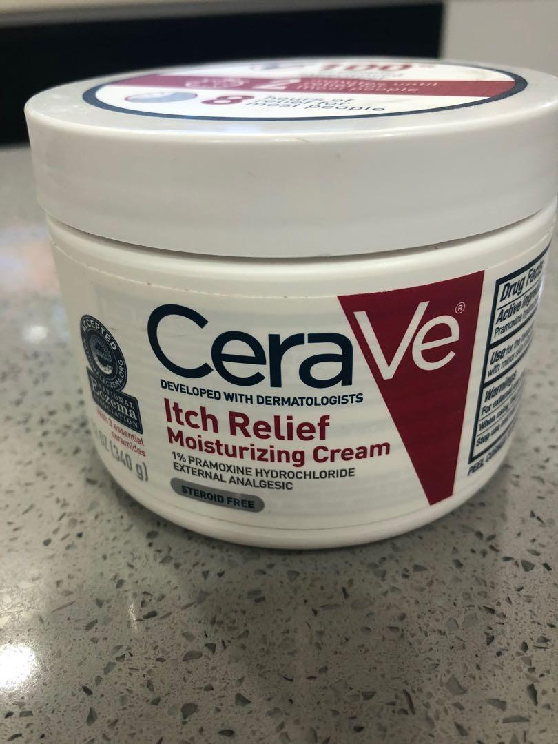 cerave cream with pramoxine