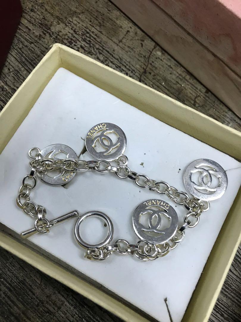 Chanel Silver Bracelet Luxury Accessories On Carousell