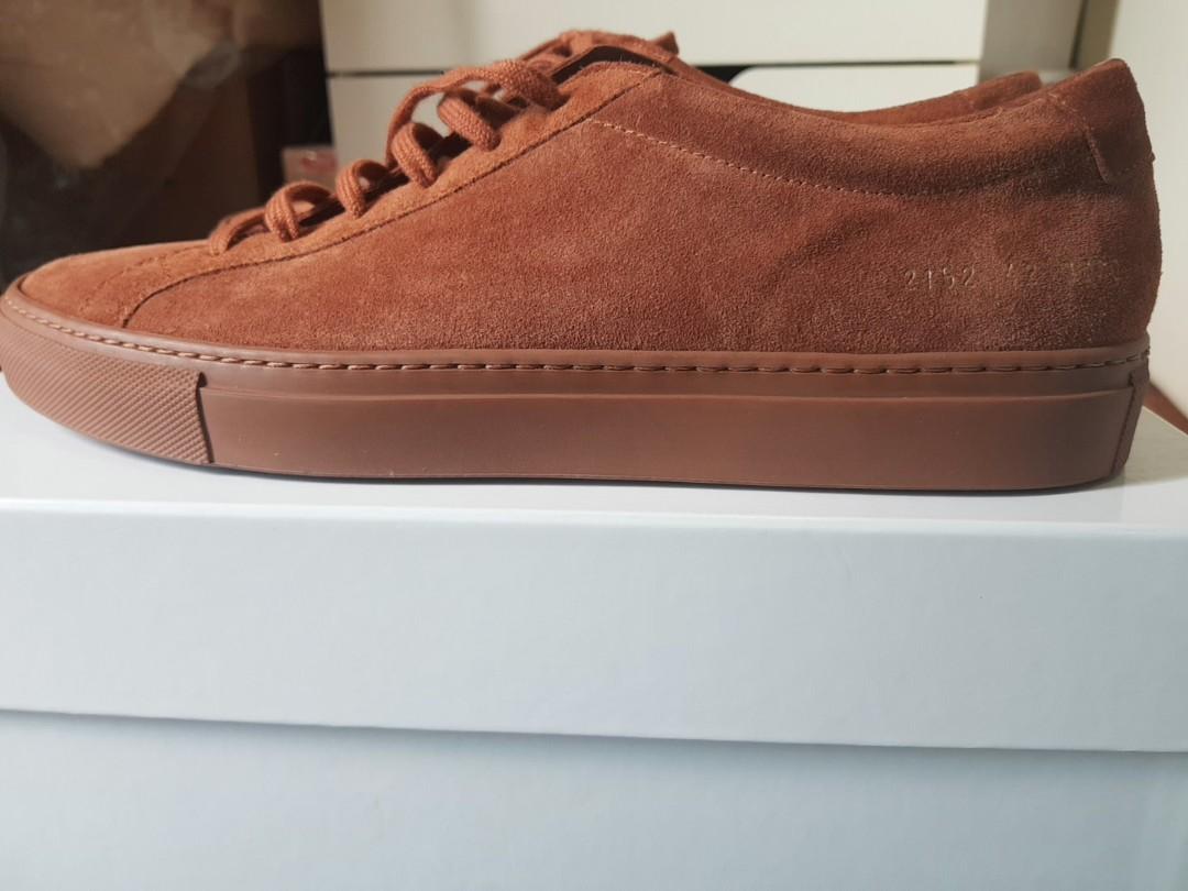 Common projects rust suede top