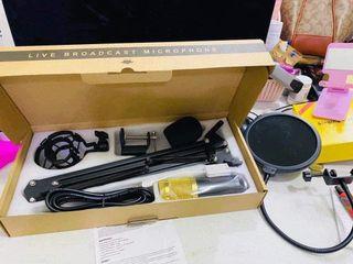 💕condenser microphone with v8 audio sound card💕