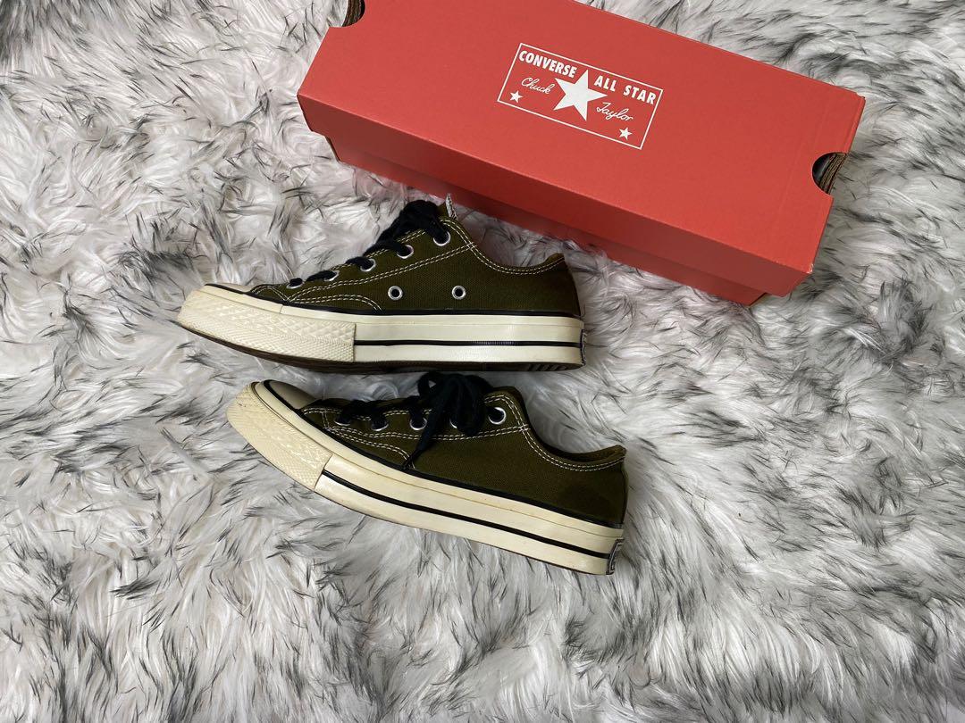 Converse chuck taylor 70s olive green Women s Fashion Footwear