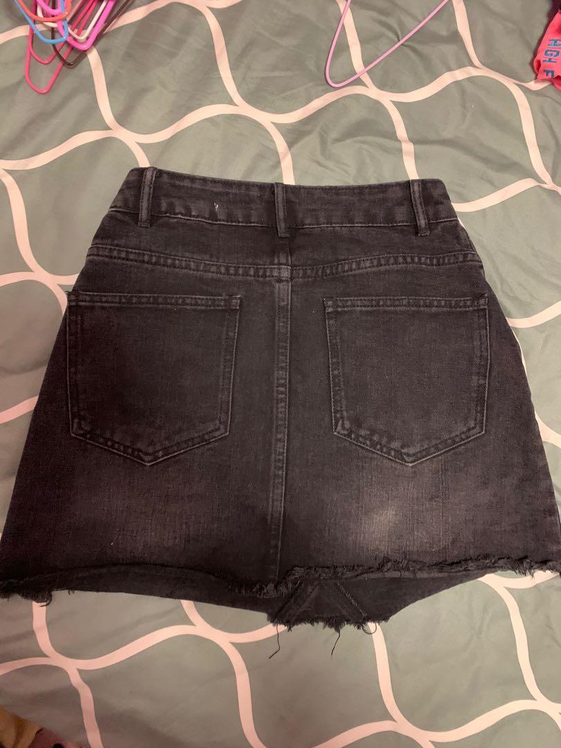 black denim skirt cotton on