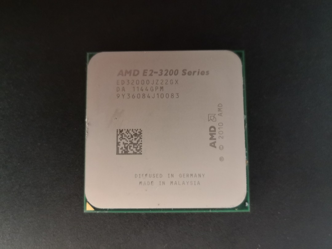 Cpu Amd E2 30 Fm1 2 4g 1m 65w Electronics Computer Parts Accessories On Carousell