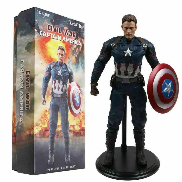 Empire Toys Marvel Avengers Steve Rogers Captain America Statue Figure Toy Hobbies Toys Toys Games On Carousell