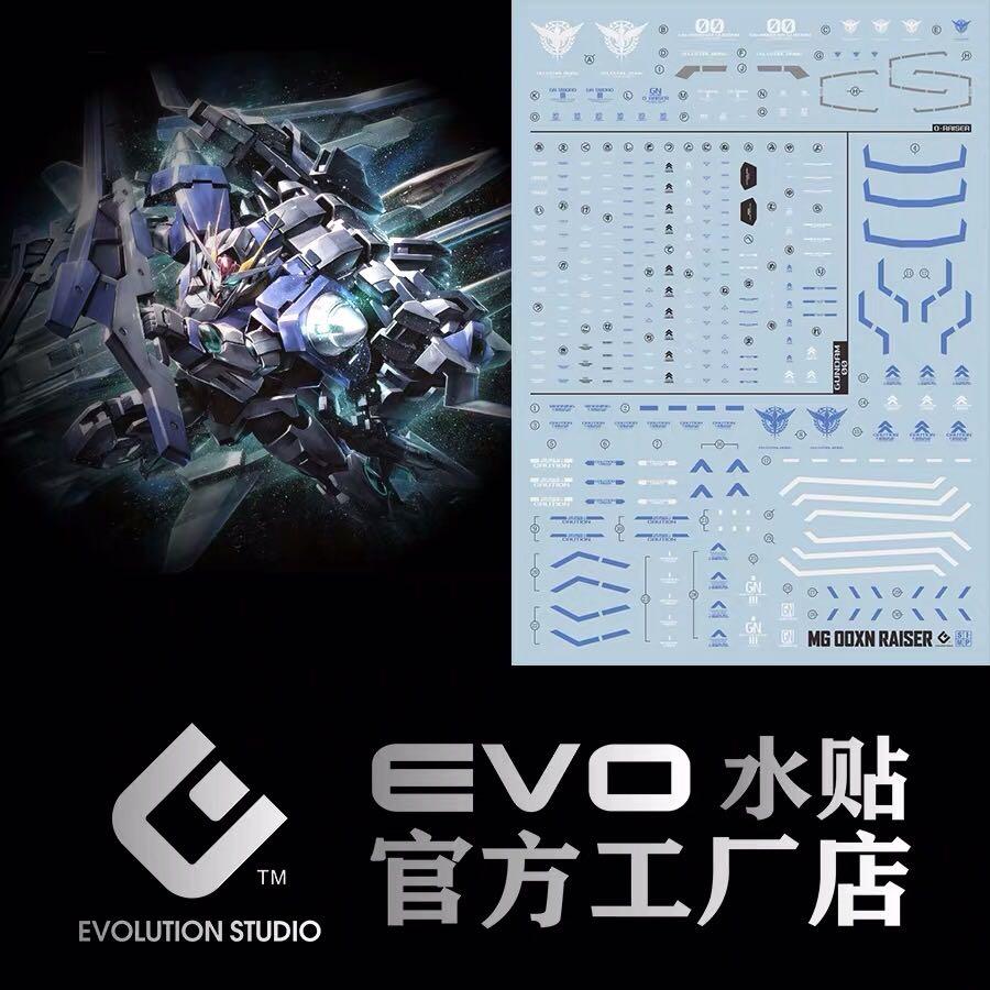 Evo Mg 00 Raiser Xn Raiser Gundam Waterslide Decal 1 100 Toys Games Bricks Figurines On Carousell
