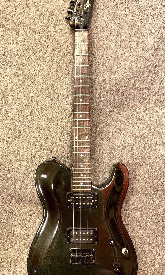 Squier double store fat telecaster deluxe